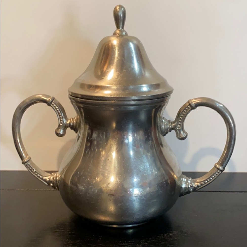 Vintage Rio Silver Sugar Bowl ~ Holland